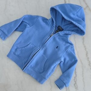 Polo by Ralph Lauren Light Blue Kids (3T) zip-up hoodie